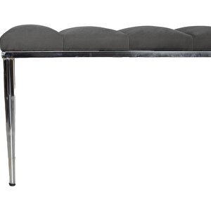 Vesta Silver Bench Puf
