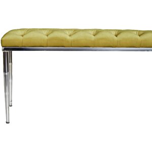 Bella Silver Bench Puf