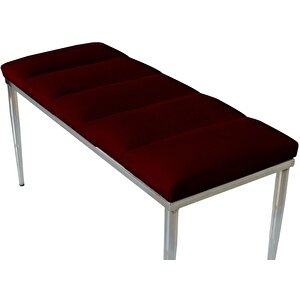 Vesta Silver Bench Puf