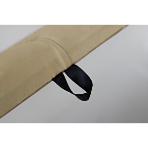 Vetra Sandıklı Bench Puf, Beyaz Hardal