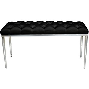 Bella Silver Bench Puf