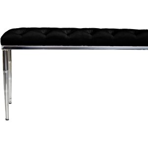 Bella Silver Bench Puf