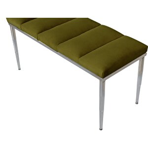 Vesta Silver Bench Puf