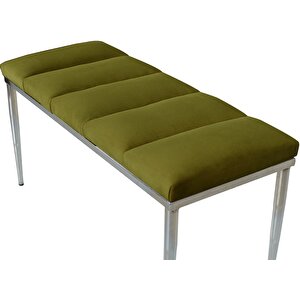 Vesta Silver Bench Puf
