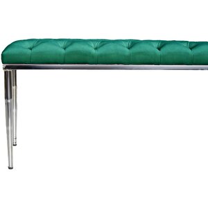 Bella Silver Bench Puf