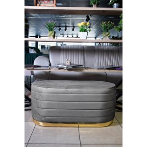 Lungo Long Line Gold Puf Gri