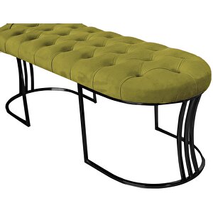 Viego Siyah Bench Puf