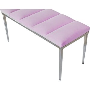 Vesta Silver Bench Puf