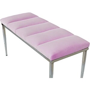 Vesta Silver Bench Puf