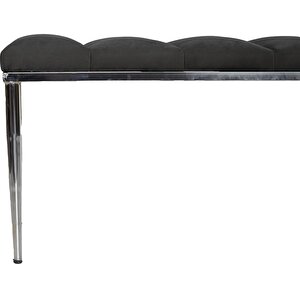 Vesta Silver Bench Puf