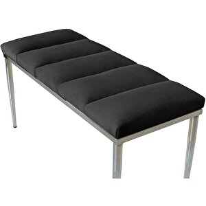 Vesta Silver Bench Puf