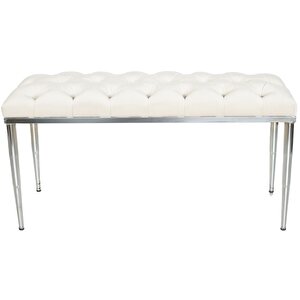Bella Silver Bench Puf