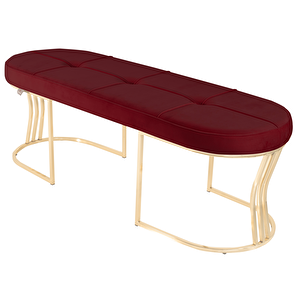 Viego Gold Exclusive Bench Puf Bordo