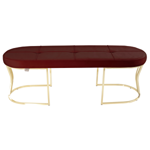 Viego Gold Exclusive Bench Puf Bordo