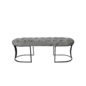 Viego Siyah Bench Puf