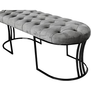 Viego Siyah Bench Puf