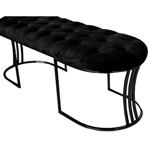 Viego Siyah Bench Puf