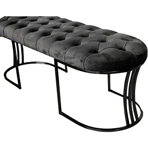 Viego Siyah Bench Puf