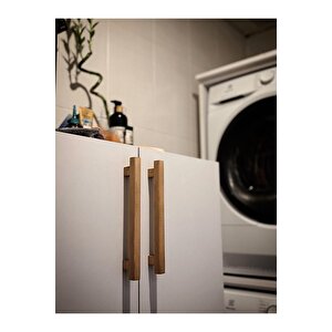 Artemis Ahşap Mobilya Dolap Kulpu 128 Mm Kahverengi Ahşap Kulp