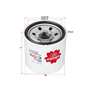 Yağ Filtresi Carry Sk410 / Alto / Swift / Damas / Hijet