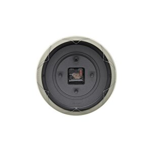 New-max Premium Serisi Retro Tasarım Metal Kadranlı Bombeli Cam Özellikli 25 Cm Ev Ve Ofis Saati Beyaz