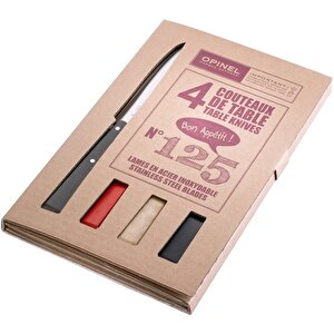 Opinel 4 Lu Renkli Sofra Bicak Seti (001534)