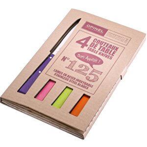 Opinel 4 Lu Renkli Sofra Bicak Seti (001532)