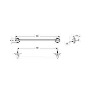 Vitra Havluluk, Base 300, Uzun, A44109