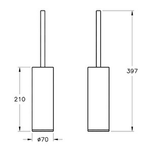 Vitra Origin Tuvalet Fırçalığı (yerden) A44893
