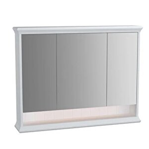 Vitra Valarte Dolaplı Ayna Led Aydınlatmalı, 80 Cm, Mat Fildişi 62233