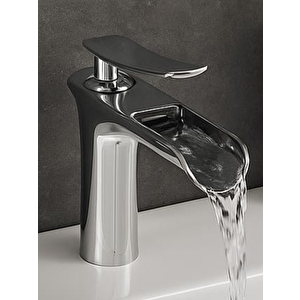 Şelale Model Lavabo Bataryasi- Krom Parlak-pi̇ri̇nç