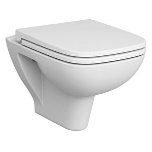 Vitra Asma Klozet, S20, Square Smoot Flush, Kanalsız, 52 Cm, 7508l003-0850