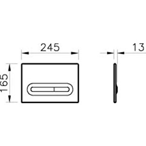 Vitra Kumanda Paneli, Loop T, Parmak İzi Bırakmayan, 740-0786