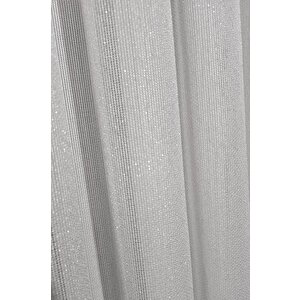 Velara Pırıltılı Tül Perde – Modern Salon, Beyaz, Ultra Dökümlü 1x3 Sık Pile 360x260 cm