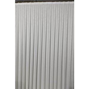 Velara Tül Perde – Modern Salon, Beyaz, Ultra Dökümlü 1x3 Sık Pile 360x250 cm