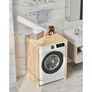Enda Home Çamaşır Makinesi Dolabı 89x65 Cm Atlantik Çam