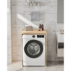 Enda Home Çamaşır Makinesi Dolabı 89x65 Cm Atlantik Çam