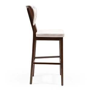 Olivya Ahşap Bar Sandalyesi