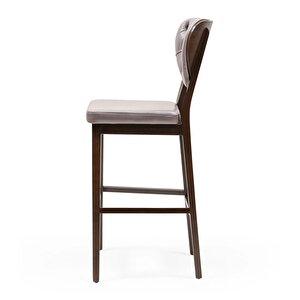 Olivya Ahşap Bar Sandalyesi