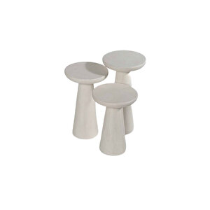 Mushroom Üçlü Zigon Sehpa