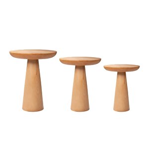 Mushroom Üçlü Zigon Sehpa
