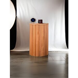 Havvana Bohem Natural Ahşap Yan Sehpa Natural