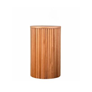 Havvana Bohem Natural Ahşap Yan Sehpa
