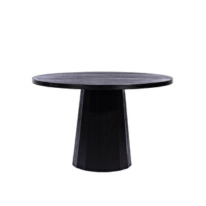 Odessa Ahşap Masa 120x120 Siyah