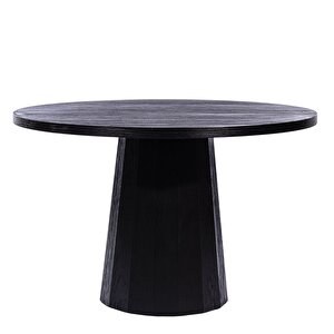 Odessa Ahşap Masa 120x120 Siyah
