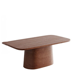 Barocco İtalyan Still Oval Ahşap Yemek Masası 100x200