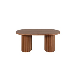 Sierra İskandinav Oval Ahşap Bohem Masa 90x180