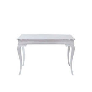Rustik Açılır Yemek Masası 80x120 Beyaz