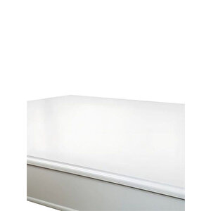 Lignos Oymalı Açılır Yemek Masası 90x140 Beyaz