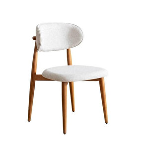 Narven Bohem Natural Ahşap Masa Sandalye Takımı 90x180